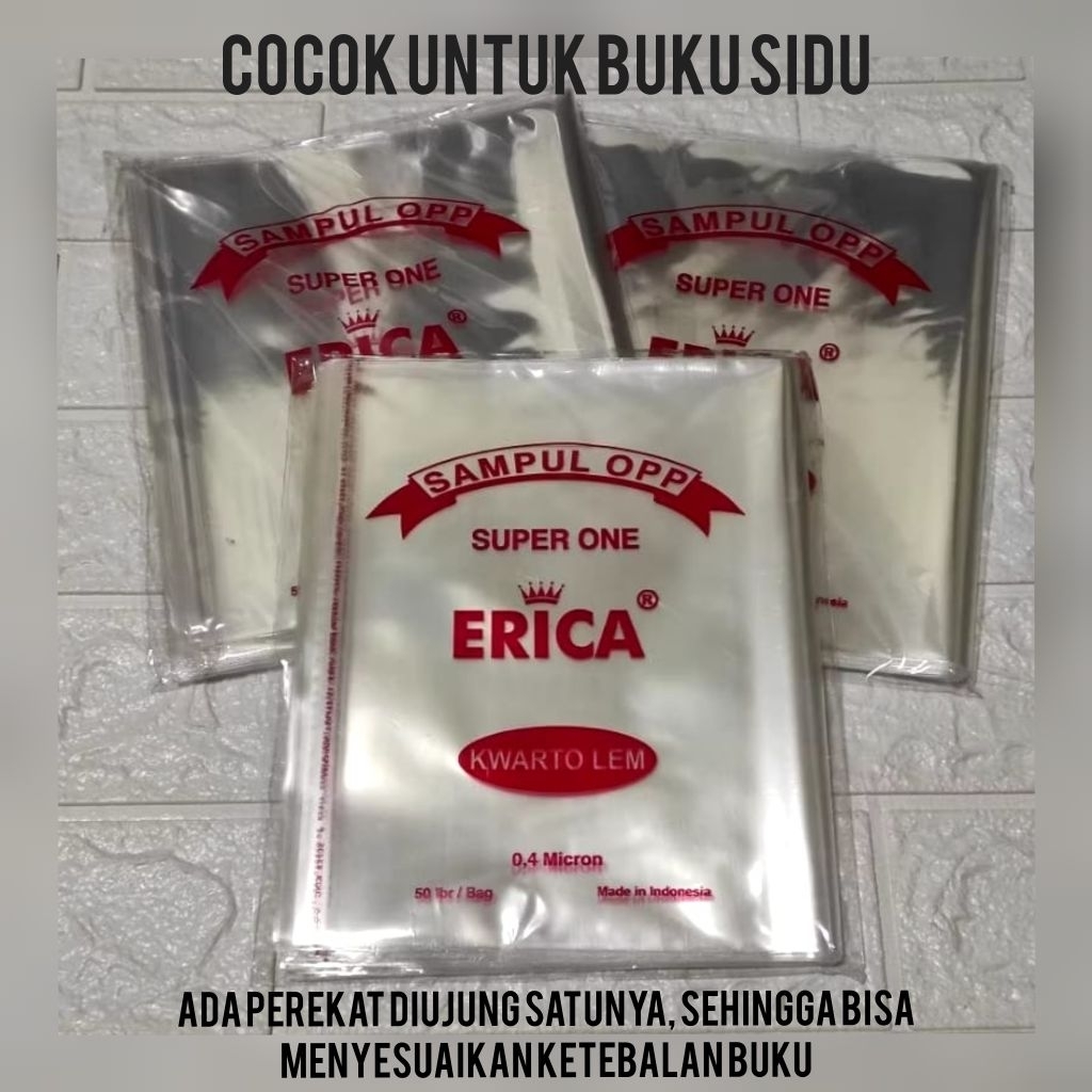 

Sampul Plastik Kwarto +-50 Lembar Tebal 0.4 Micron - Sampul Buku Opp +-50 Lembar