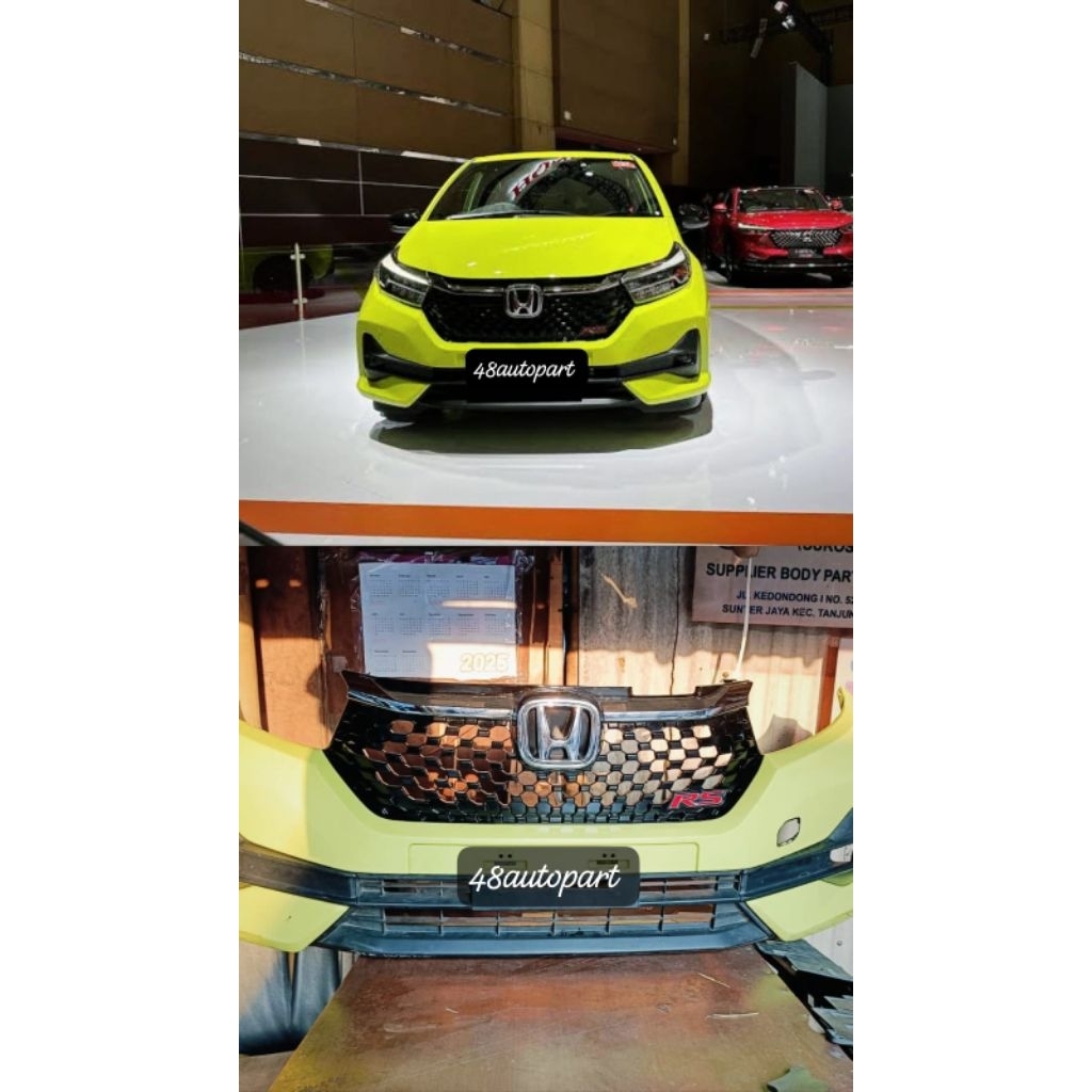 Bumper Depan Honda Brio RS 2023-2024 Fullset Original
