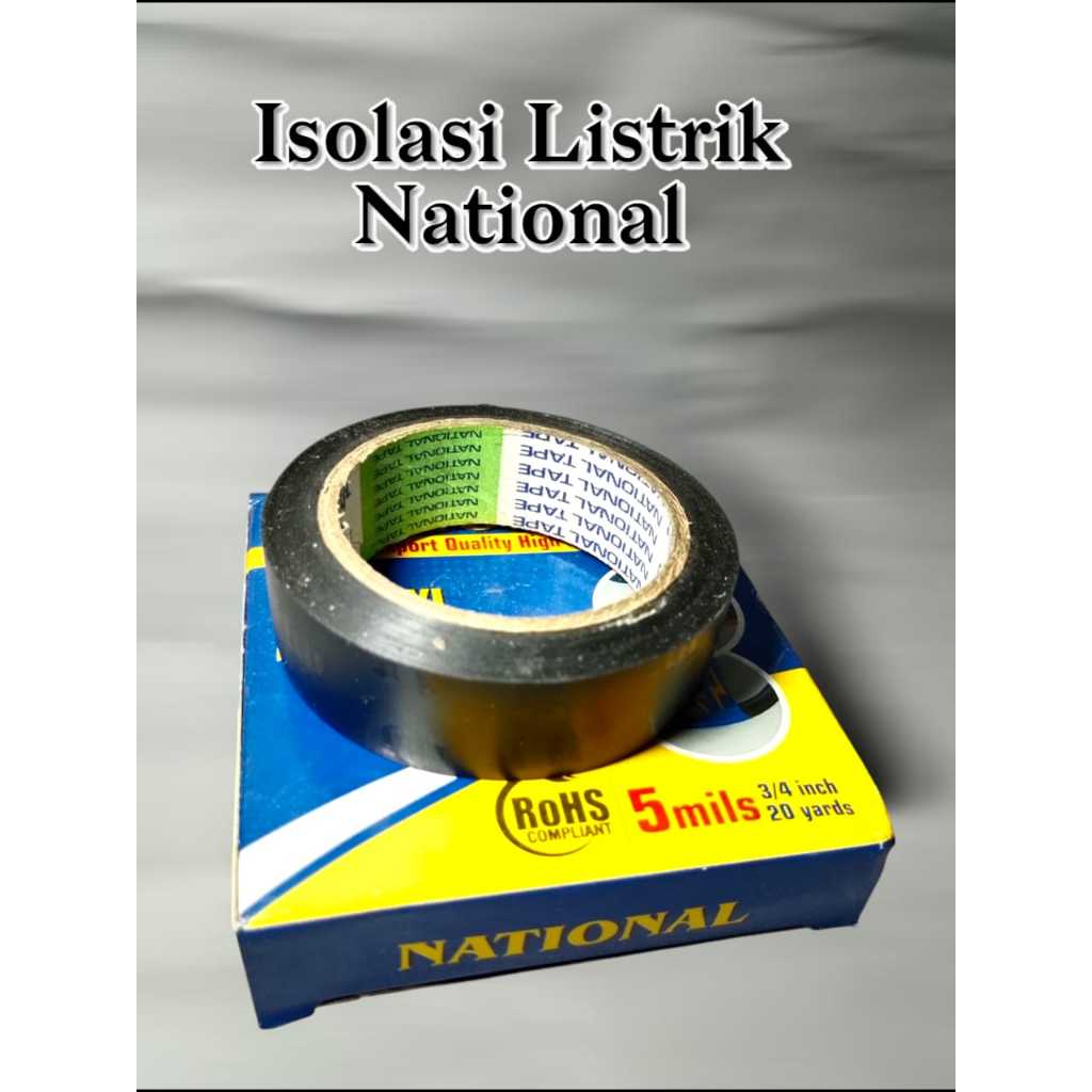 

Isolasi hitam National 20 yard mutu terjamin