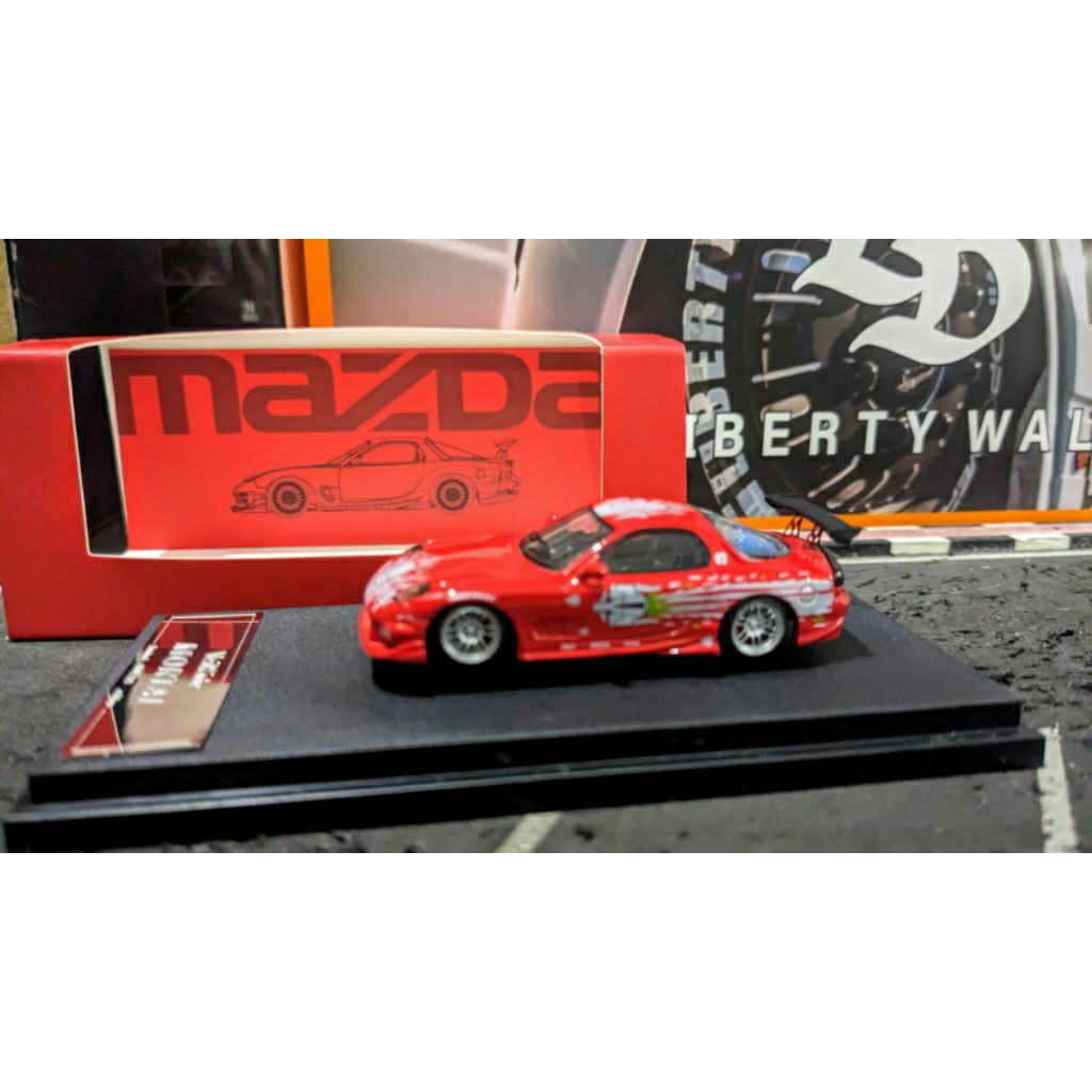 Diecast Mortal Mazda RX7 RX 7 FNF Fast N Furious Livery Dom Toretto