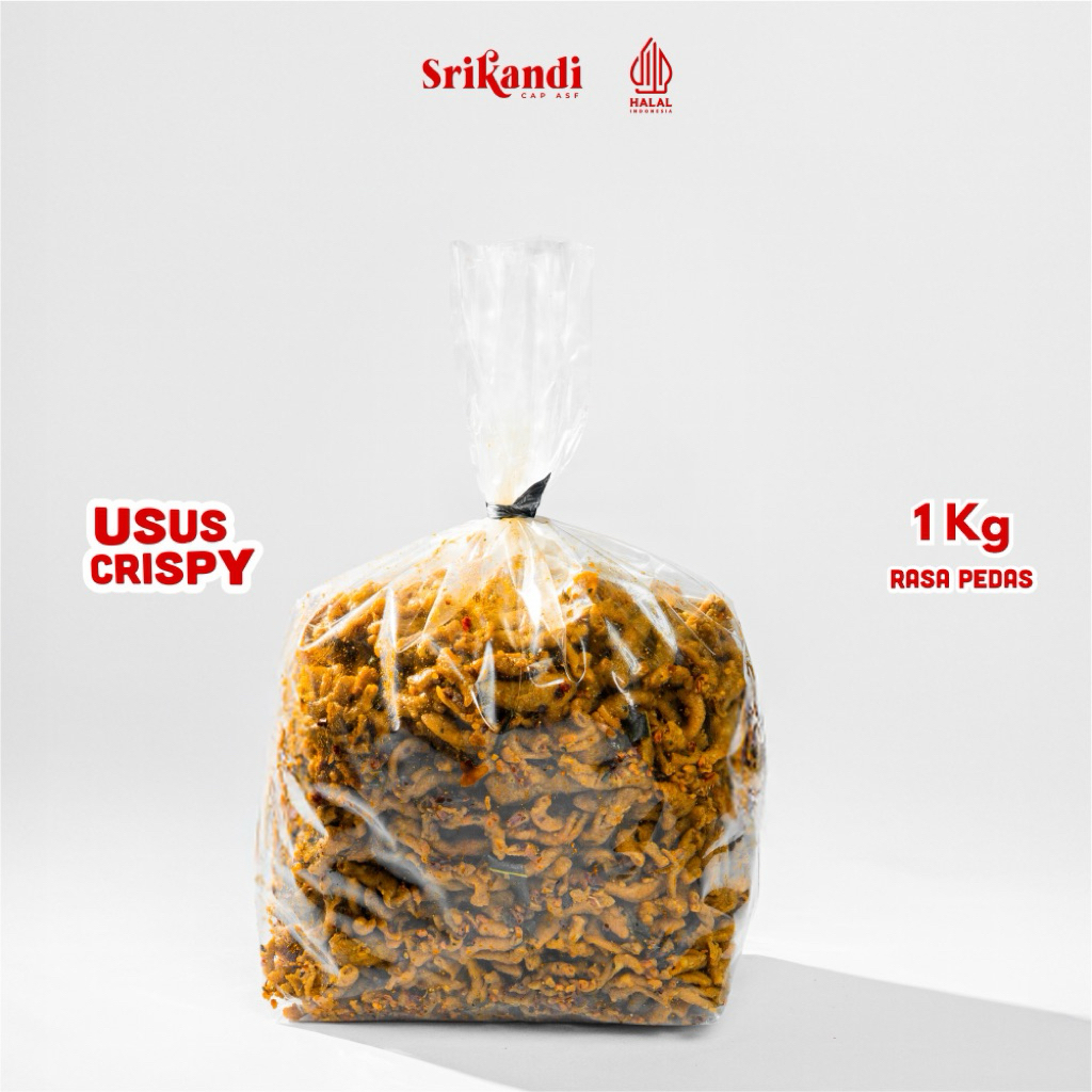 

Keripik Usus 1 KG Pedas Daun Jeruk / 1KG Usus Crispy Pedas Daun Jeruk-Kripik Usus Ayam