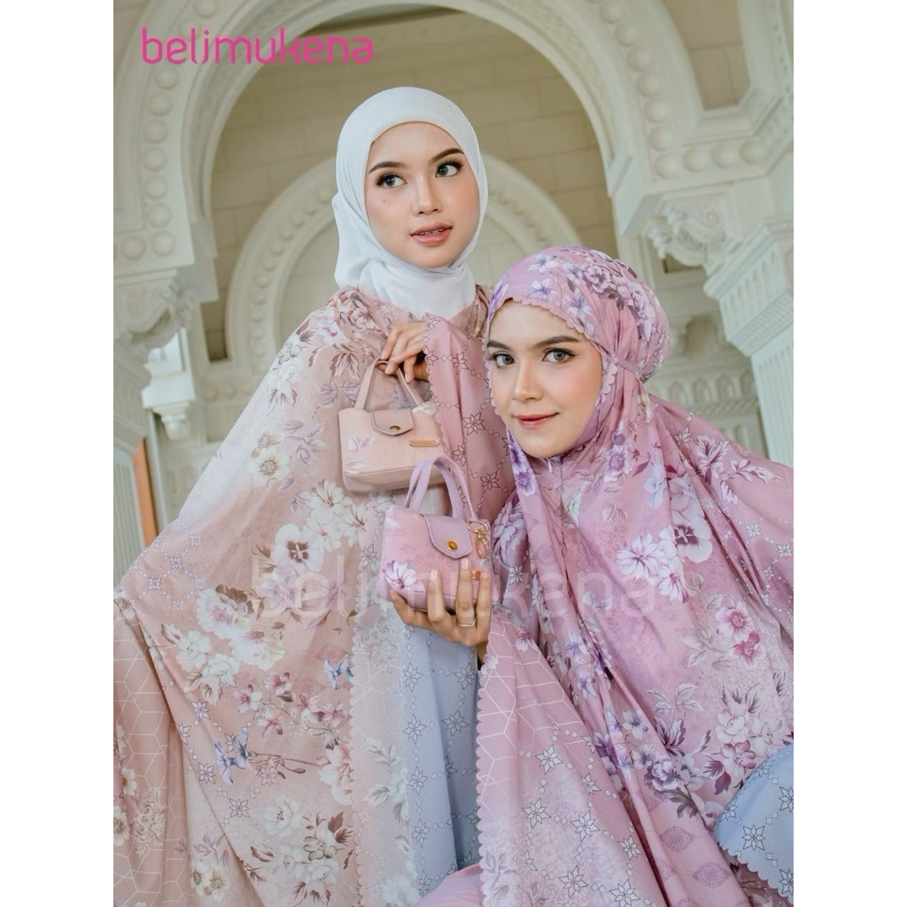 Mukena traveling pouch// Mukena traveling korea // Mukena mini pouch mewah