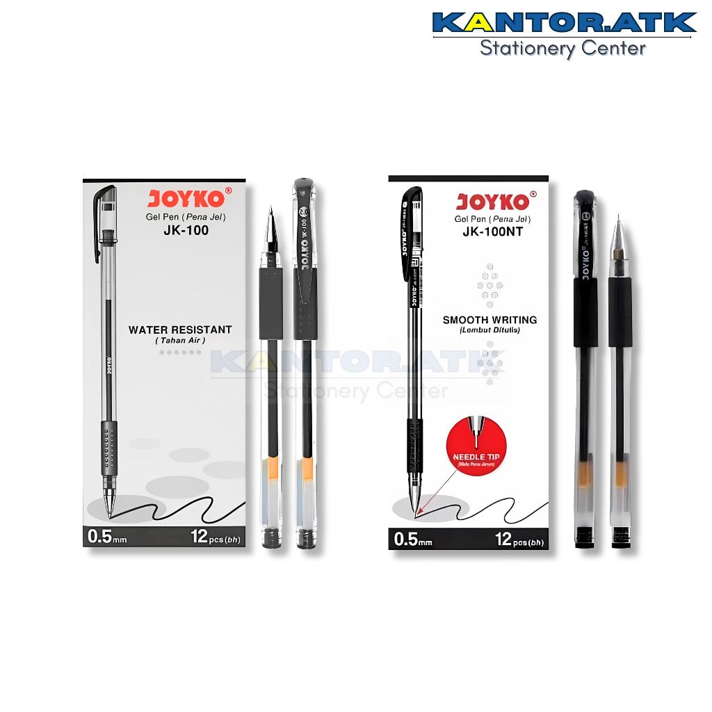 

Ay00! (12Pc) Pulpen Gel JK-100 Joyko / Pena Gel Pen JK100 NT