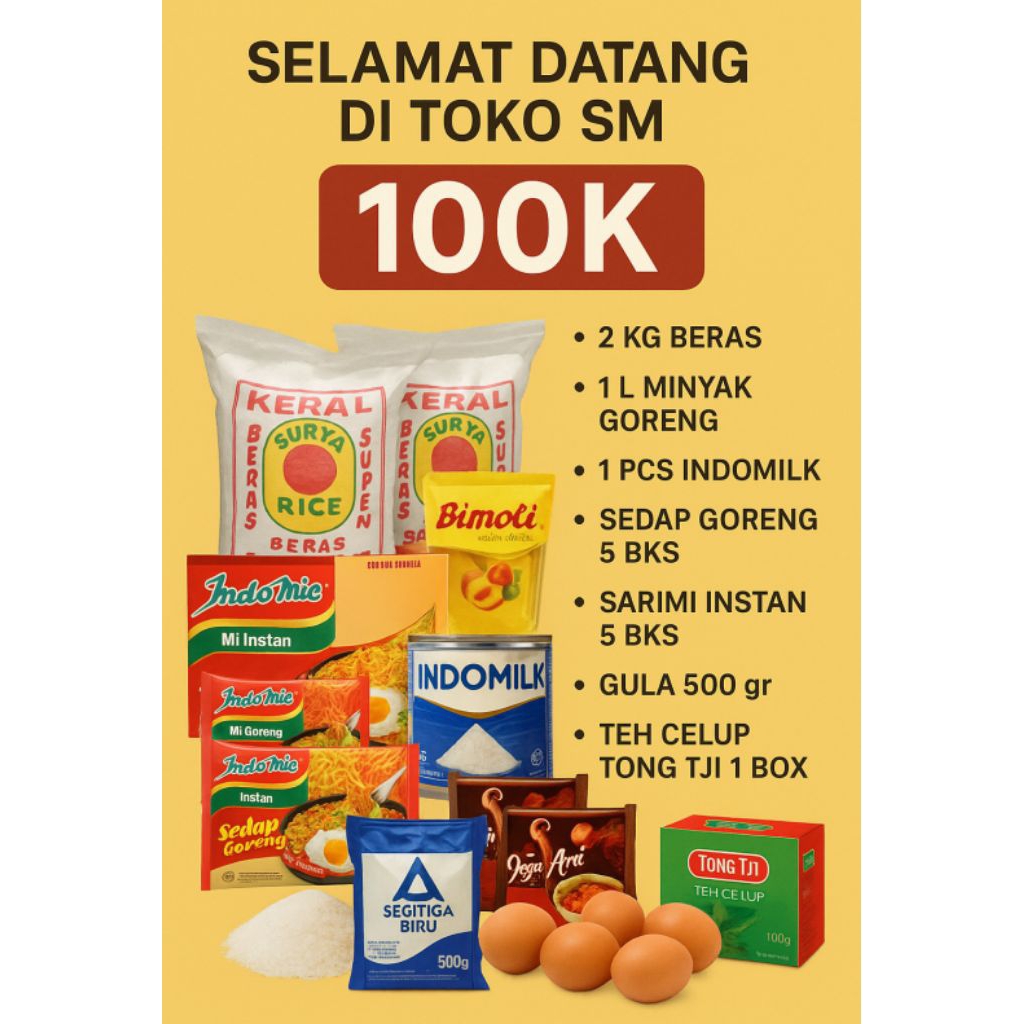 

SEMBAKO-PAKET SEMBAKO 100K