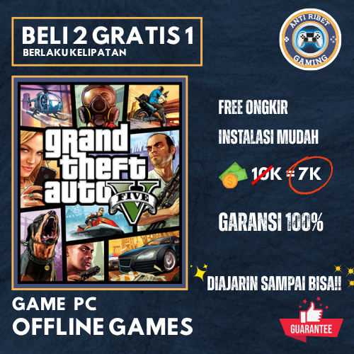 GRAND THEFT AUTO V - GTA 5 - GAME PC - GAME LAPTOP - OFFLINE GAMES - LINK DOWNLOAD