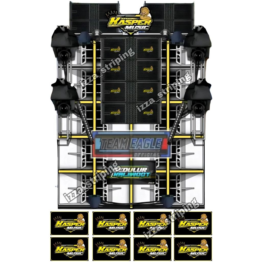 

STIKER GAMBAR BOX SOUND MINIATUR UKURAN 20X32 BAHAN BONTAK(TIDAK ANTI AIR)