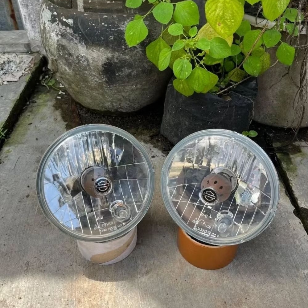 Reflektor Lampu Depan Copotan Moge Harley Davidson HD Sportster Diameter 5.75 Inch Second Original