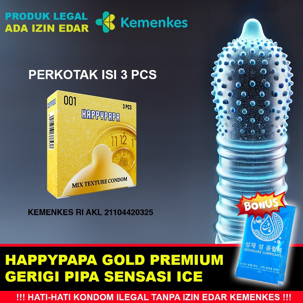 Minipack Kondom 001 PREMIUM berduri ber gigi pengiriman COD INSTANT PRIVASI AMAN BONUS PELUMAS