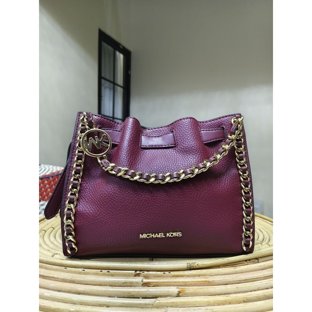 MK Michael Kors Mina Cherry Red Small