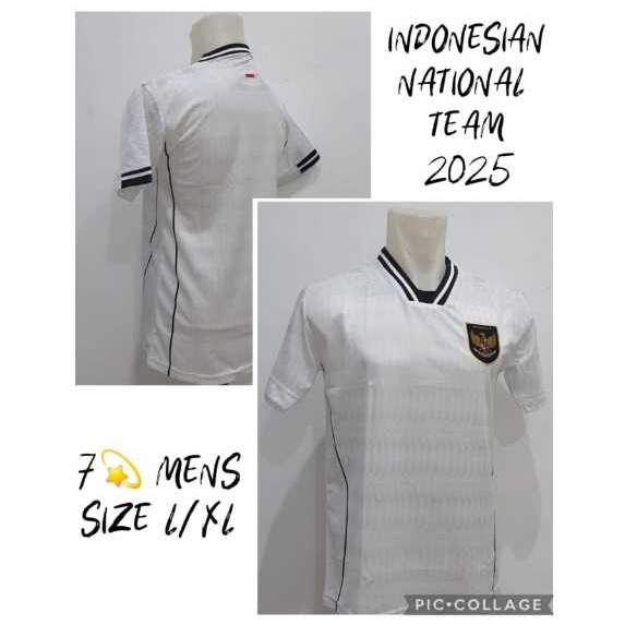 JERSEY TIMNAS INDONESIA TERBARU AWAY PUTIH DEWASA PRINTING BAJU BOLA TIMNAS INDONESIA PUTIH AWAY TER