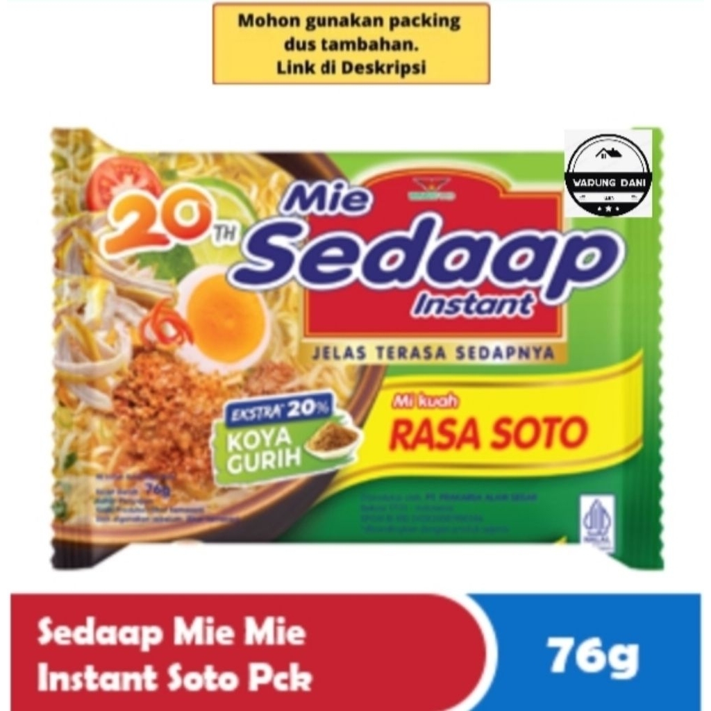 

Mie Sedaap Soto Mie Instan Kuah Soto 76g