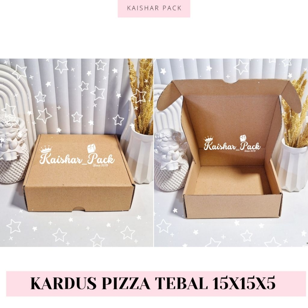

KAISHAR - KARDUS PACKING PIZZA 15X15X5 / PIECES