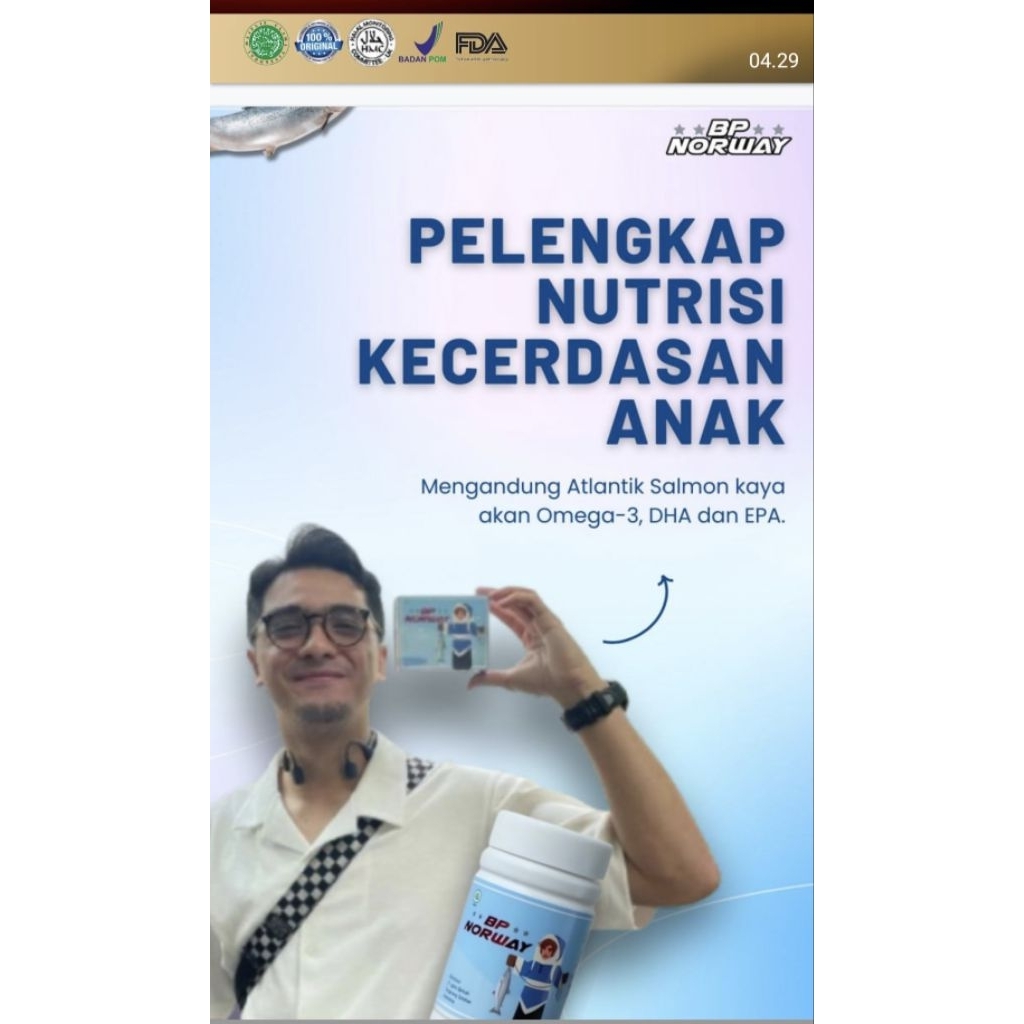 

Kapsul Minyak Ikan/BP Norway