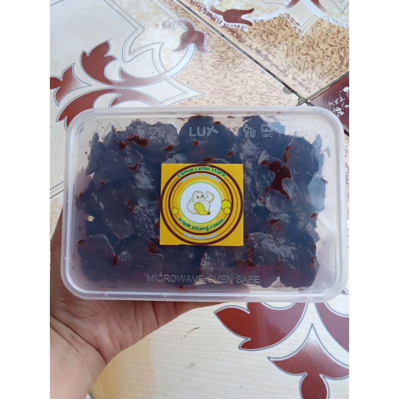 

keripik pisang coklat lumer 500 ml/ 150 gram