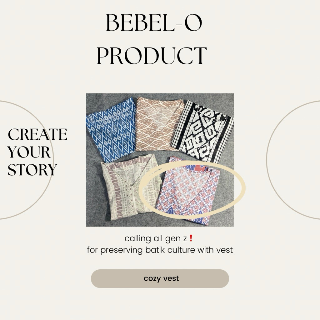 VEST BATIK WANITA MODERN