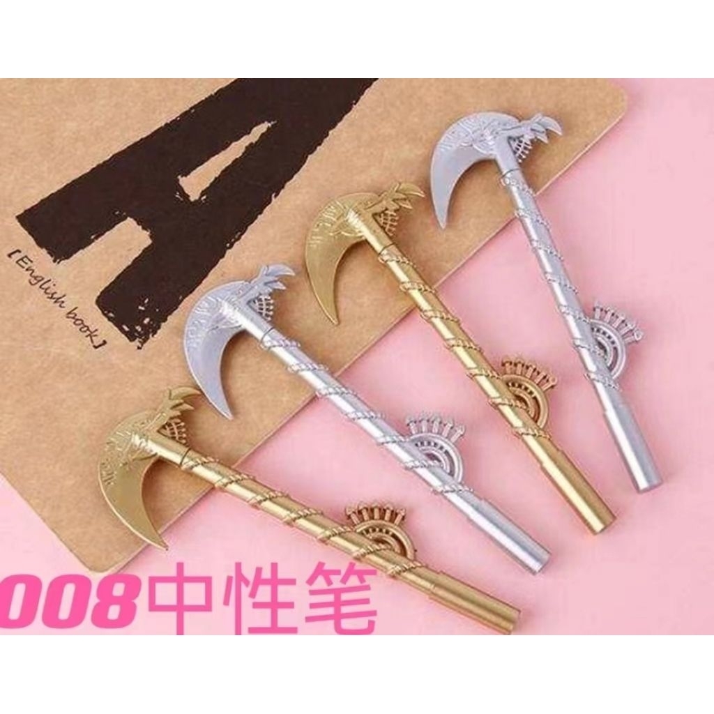 

RB 12pcs Pulpen Bentuk Kapak Pulpen Bentuk Unik