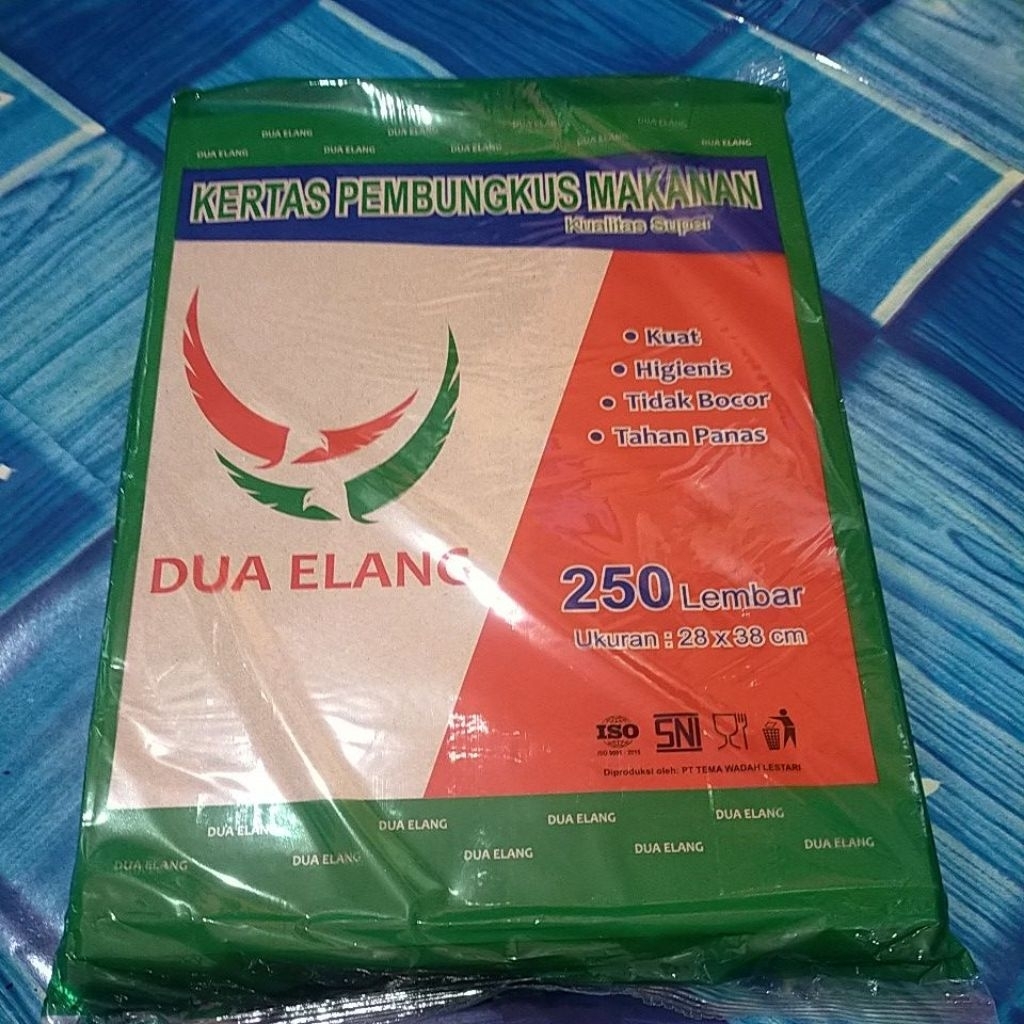 kertas minyak/kertas pembungkus makanan ukuran 28x38 isi 250 lembar