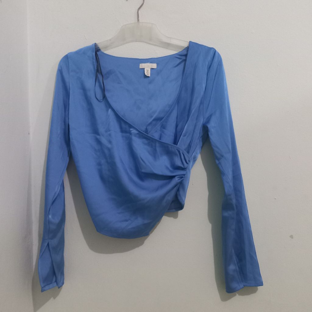 HM satin blouse