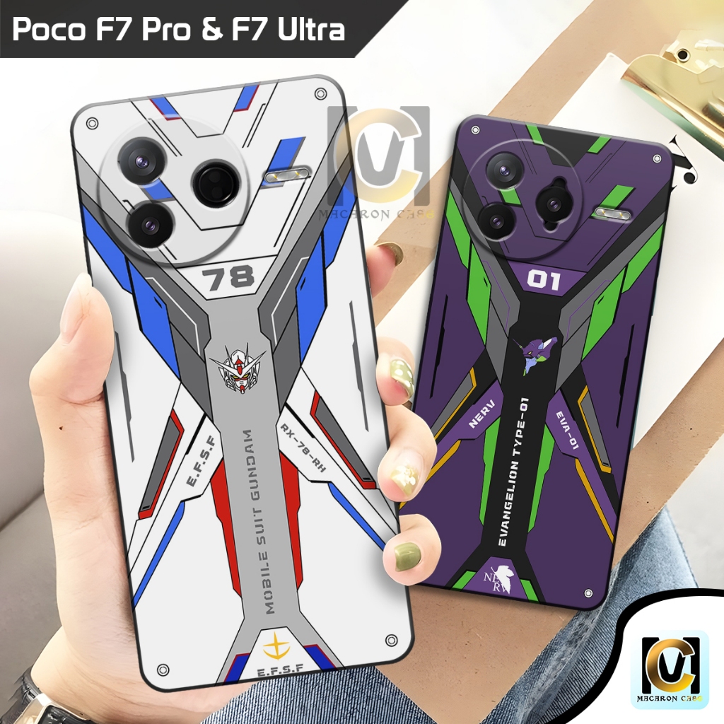 Case Poco F7 Pro 5G & Poco F7 Ultra 5G Terbaru 2025 Motif Mecha | SoftCase HP Poco F7 Pro 5G & Poco 