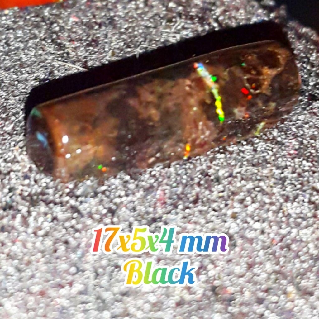 Batu Akik Black Opal Sempur Banten Jarong Natural Bahan Ranting