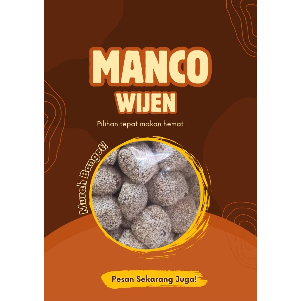 

Camilan mancho wijen khas Trenggalek 250G | 500g l 1kg free packing