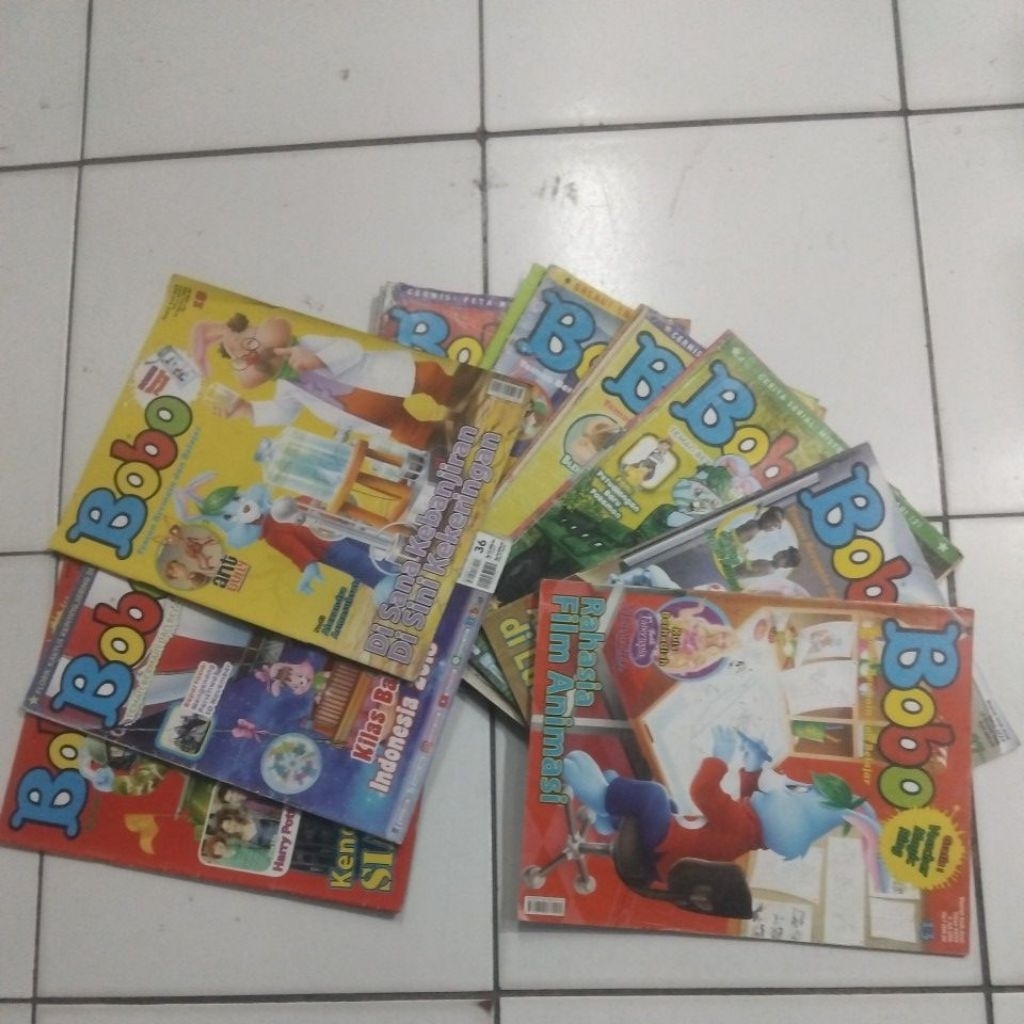MAJALAH BOBO BEKAS RANDOM 1 PAKET DAPAT 5  MAJALAH BOBO