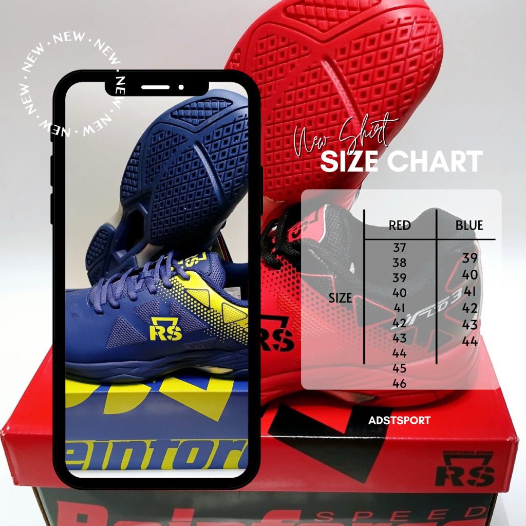sepatu bulutangkis reinforce speed (Rs)