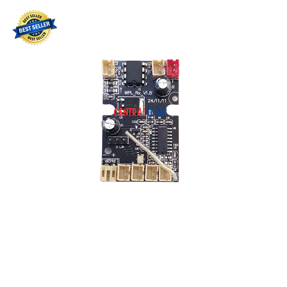 part receiver board WPL D42 kode board WPL rx v1.8 original board rc hijet