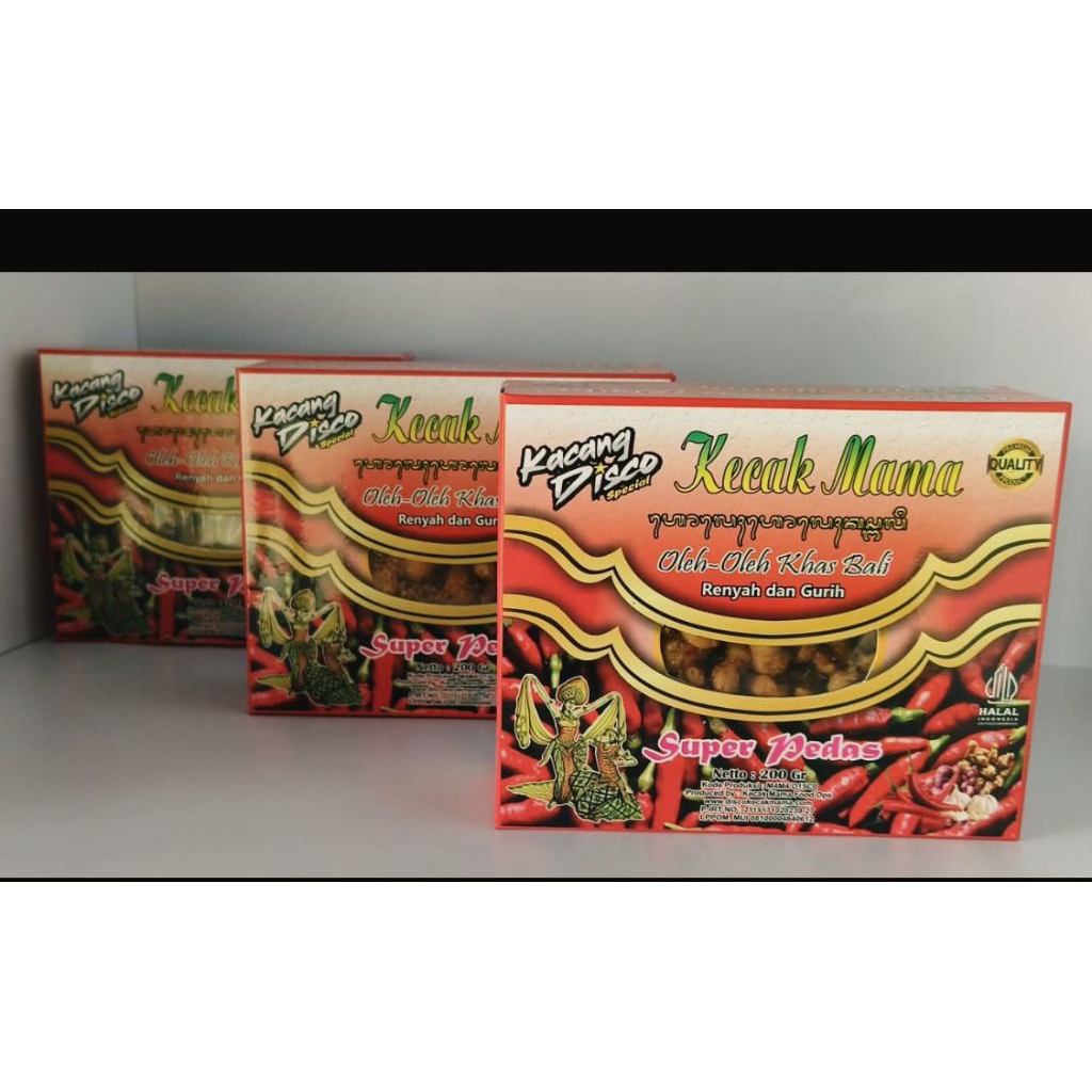 

Kacang Disco Kecak Mama Pedas 200gr