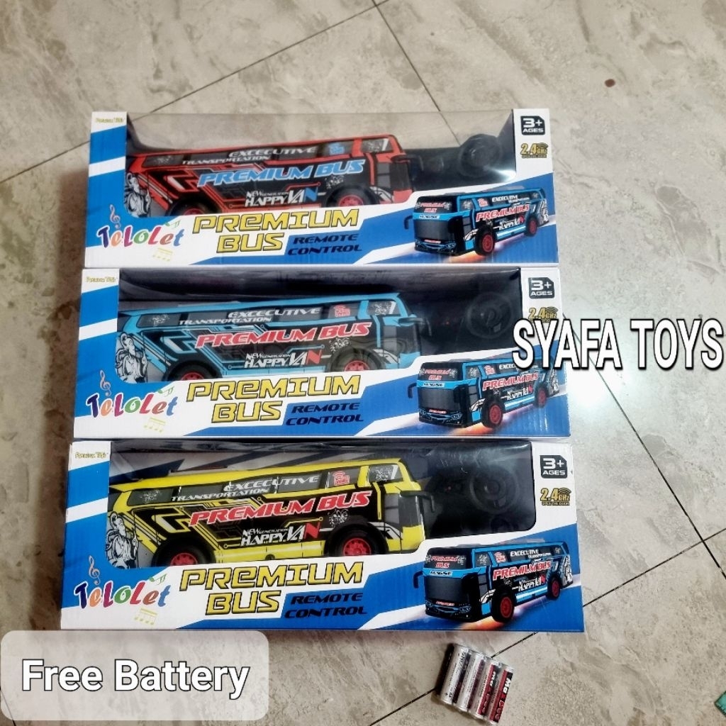 Mainan Anak Anak Kendaraan bis/Premium Bus Remote Control