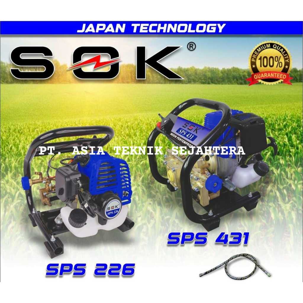 Mesin semprotan portable 2 tak dan 4 tak Portable Sprayer SOK
