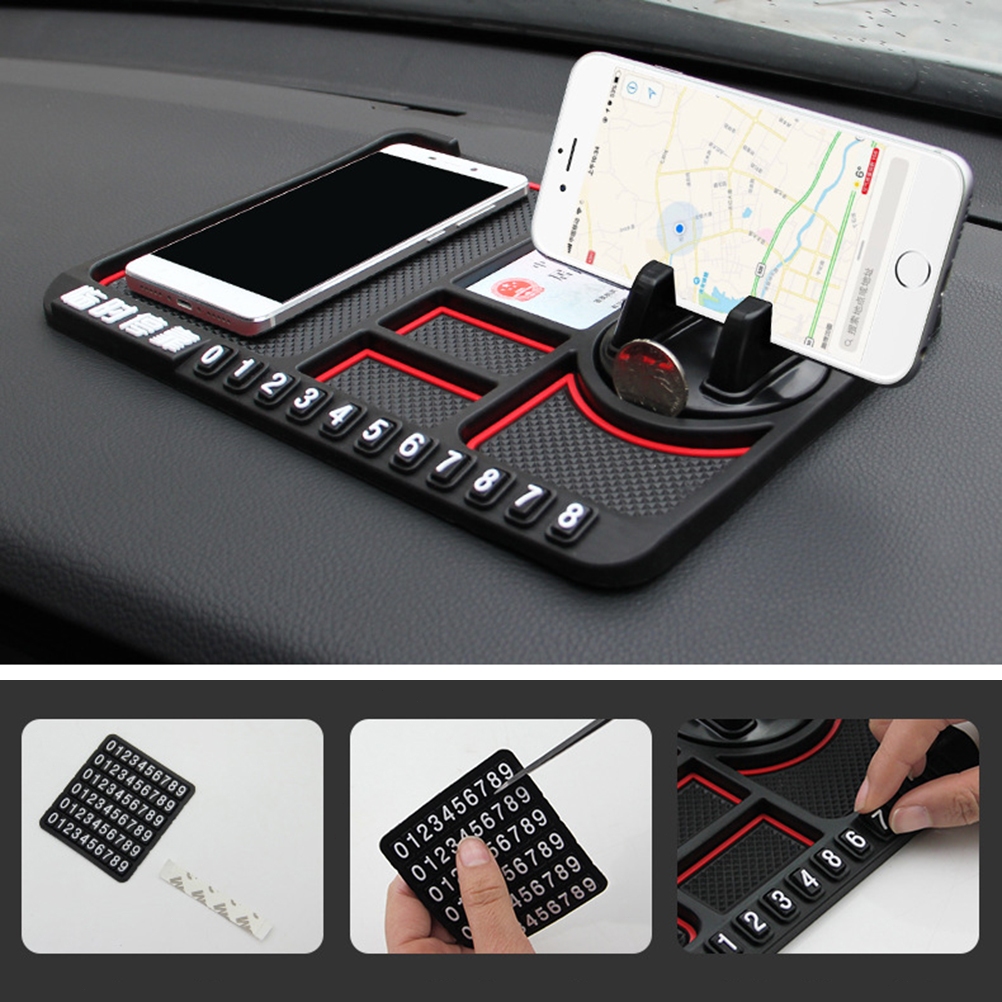 Holder Hp Mobil Dashboard Multifungsi Phone Holder Antislip Mat Alas Dasbor Mobil Premium Terbaik