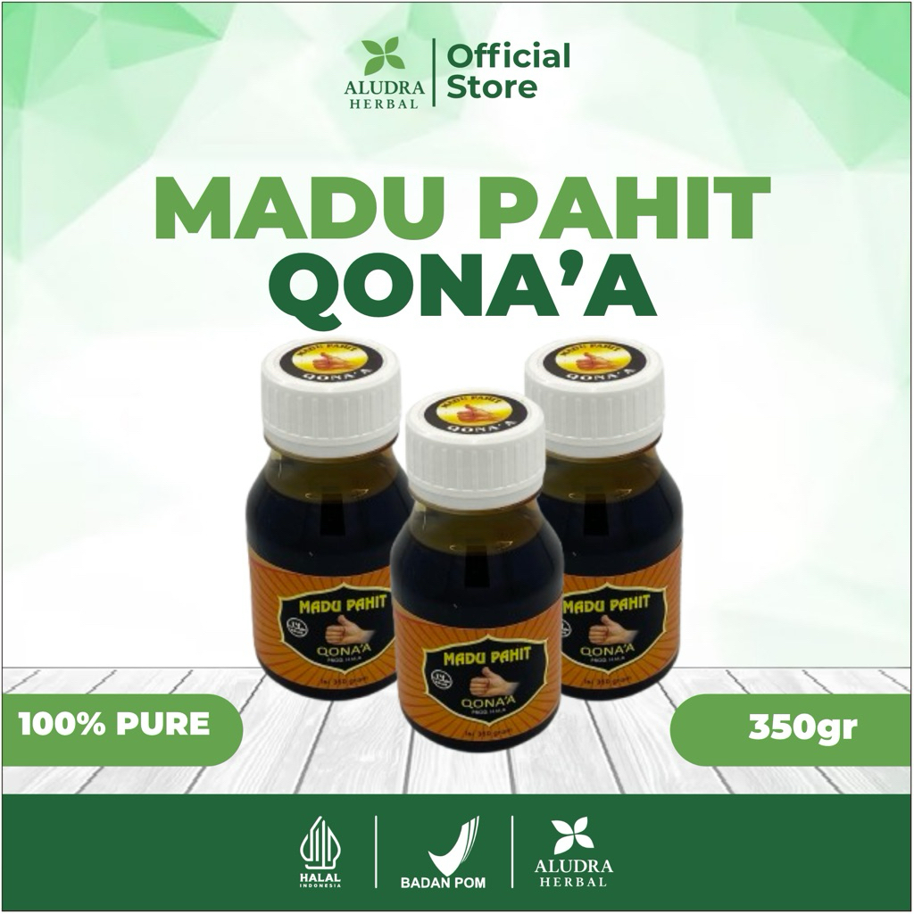 

Madu Pahit Murni Qona’a isi 350 gr