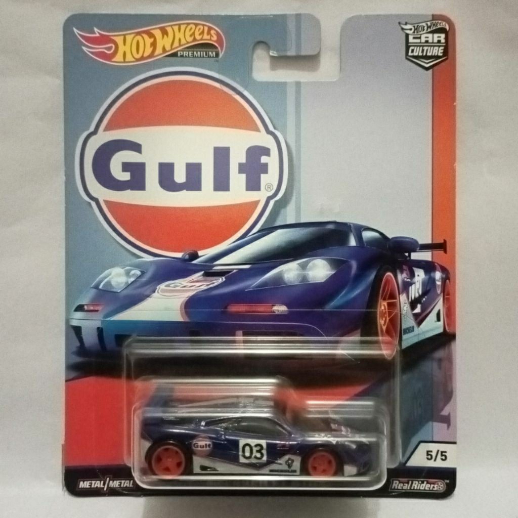 HOT WHEELS CAR CULTURE MCLAREN GTR F1 GULF