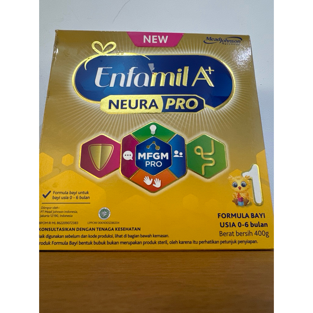 

Susu Enfamil A+ MFGM Pro 400gr tahap 1 (0-6 bulan)