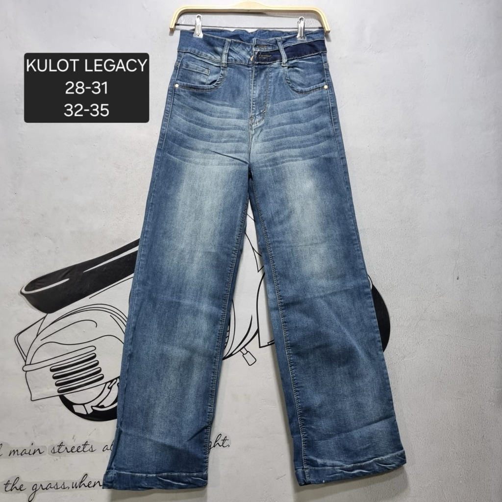 KULOT JEANS HW WANITA STRETCH IMPORT LEGACY JEANS