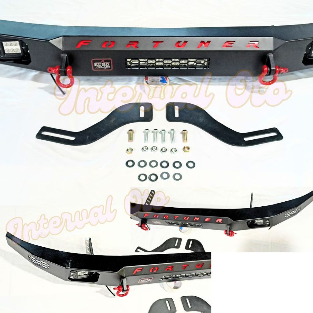 Towing Bumper Depan Mobil Fortuner 2012-2015 Tanduk Towing Custom Emboss