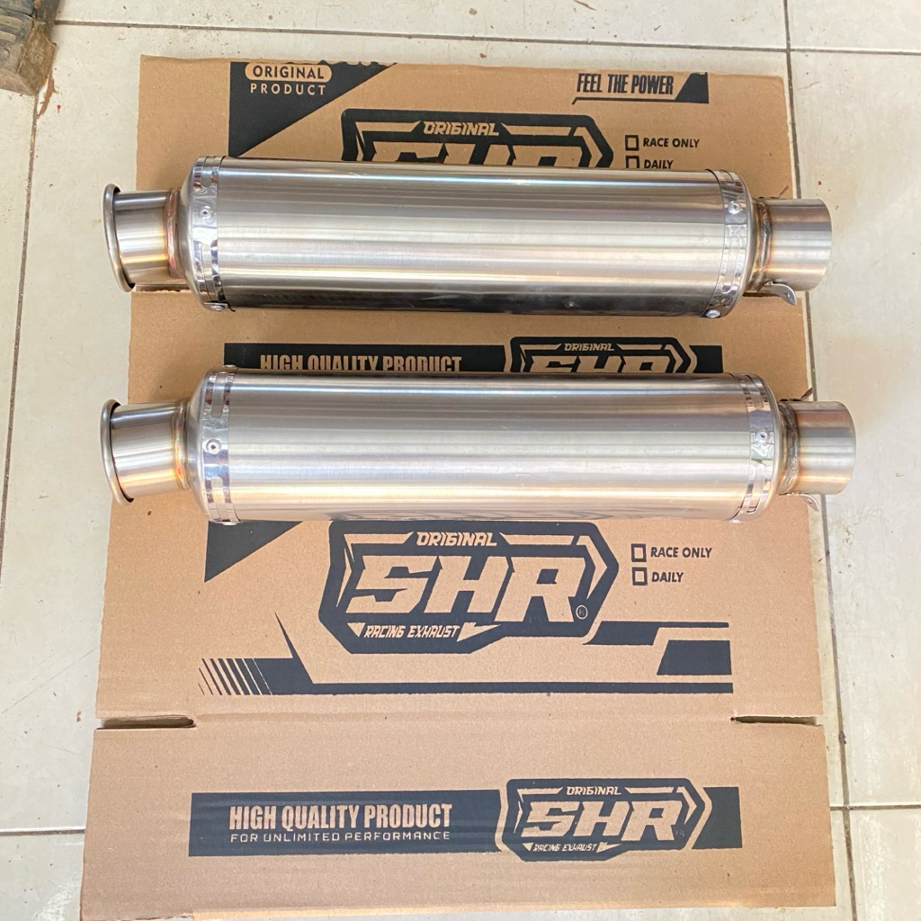 SLENCER KNALPOT BULAT CINCIN LR PANJANG 30 POLOSAN