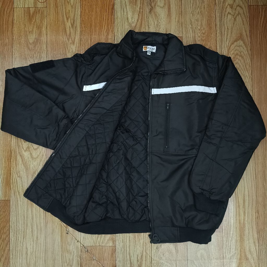 Jaket Hitam Polisi Jatah Polri / Jaket Hitam Jatah Polri / Jaket Hitam Polisi
