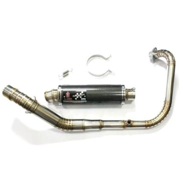 KNALPOT I-ONE CARBON STAINLESS NINJA 250 MONO