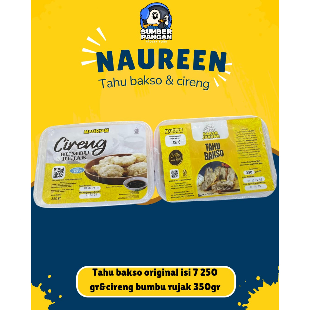 

Naureen Cireng & tahu bakso original isi 7