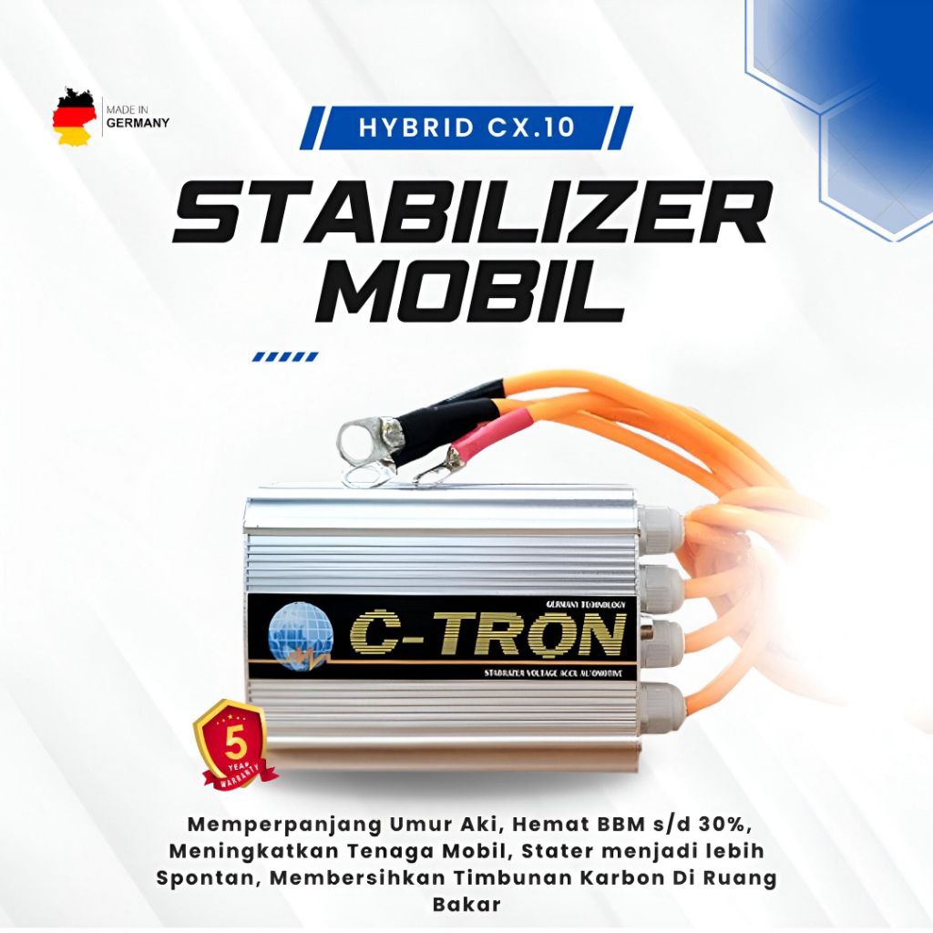 Hybrid Cx.10 C-Tron (Penghemat BBM, Stabilizer aki untuk semua jenis mobil dan motor)