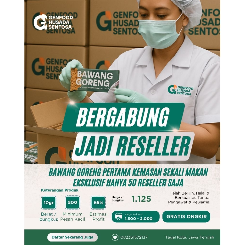 

BAWANG GORENG SACHET NJEBLUK - SEKALI MAKAN - PAKET RESELLER ISI 500 BUNGKUS