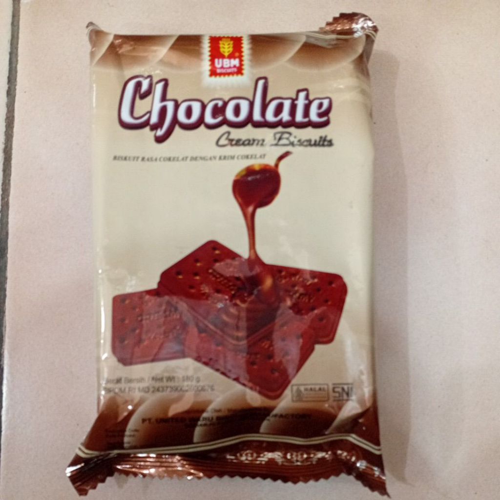 

Chocolate Cream Biscuits 180gr 1 Bungkus