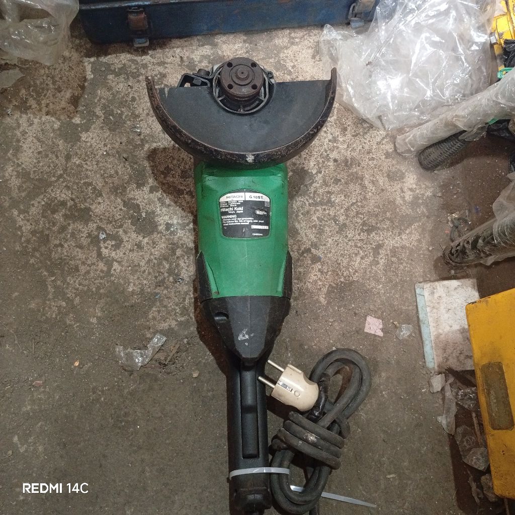 Hitachi G 18ST mesin gerinda tangan 7 inch hitachi koki japan