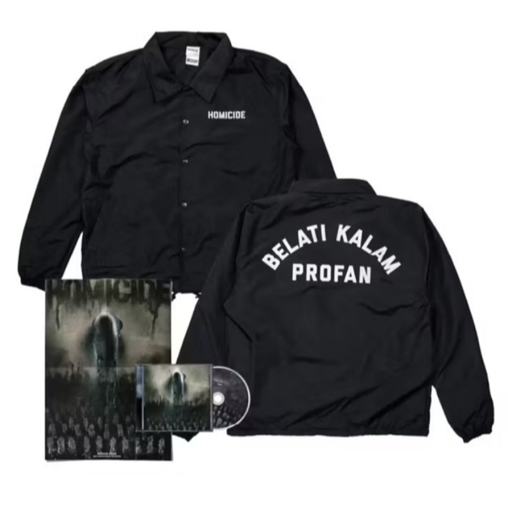 HOMICIDE Bundling CD + Poster + Jacket Barisan Nisan 20th (Size: XL)