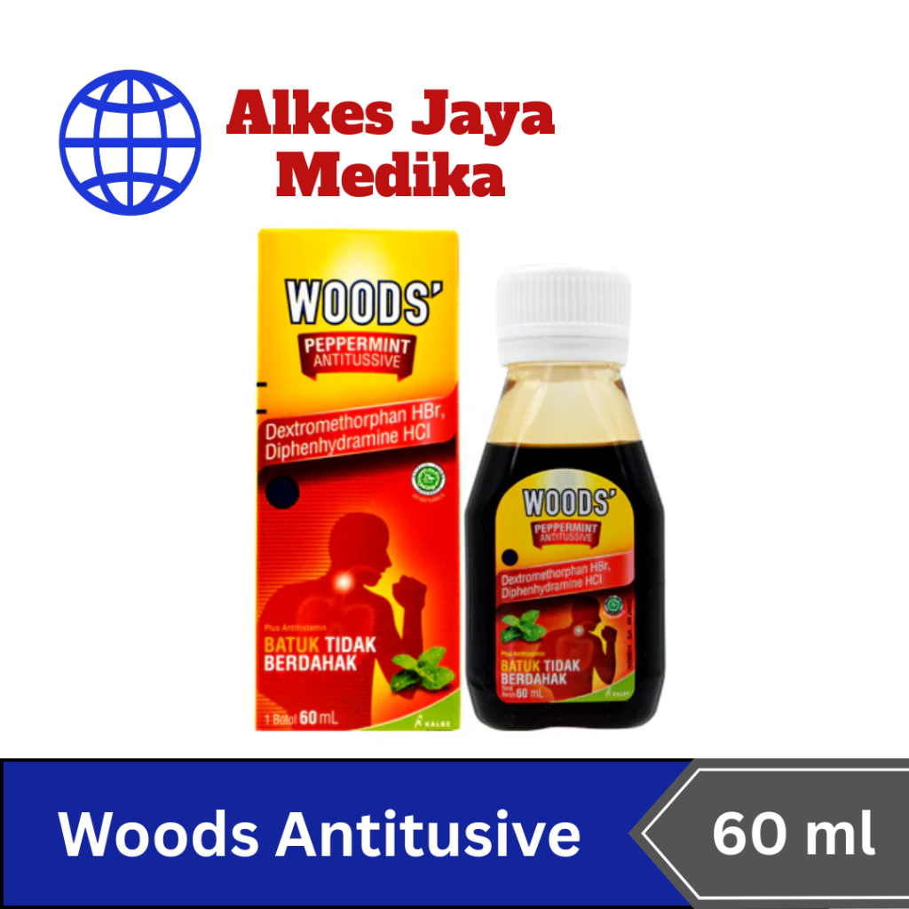 Woods Antitusive 60 ml - Obat Batuk Kering