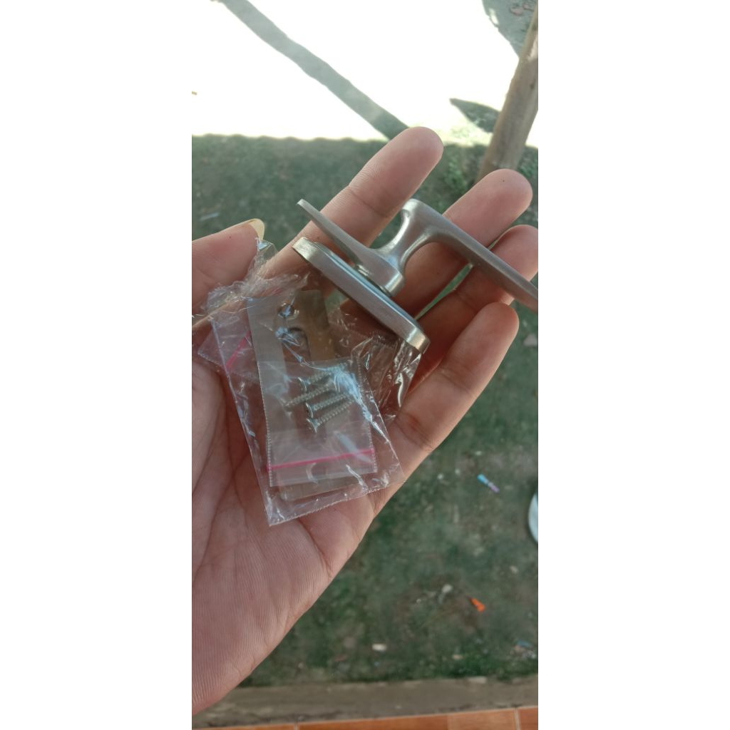 Termurah Grendel Jendela Grendel Pintu Rambuncis Grendel Slot Kunci Jendela Aluminium Silver