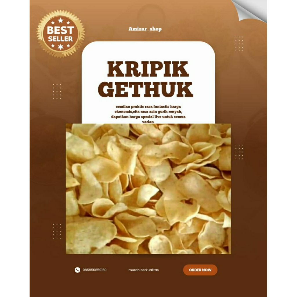 

kripik gethuk singkong original camilan Snack kiloan