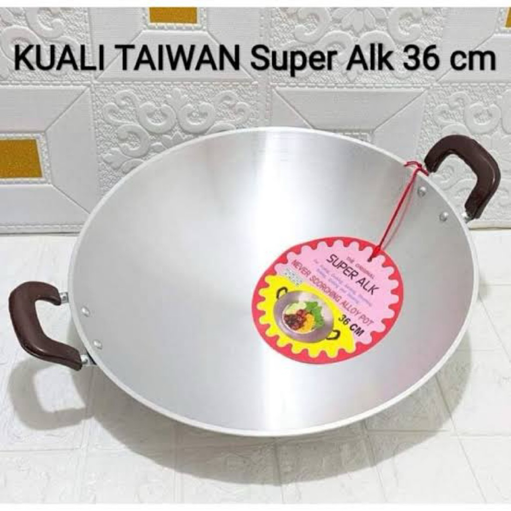 KOTA BATAM - WAJAN SUPER ALK KUALI TAIWAN WAJAN ALUMINIUM TEBAL 30 cm 36 cm 39 cm 42 cm 45 cm